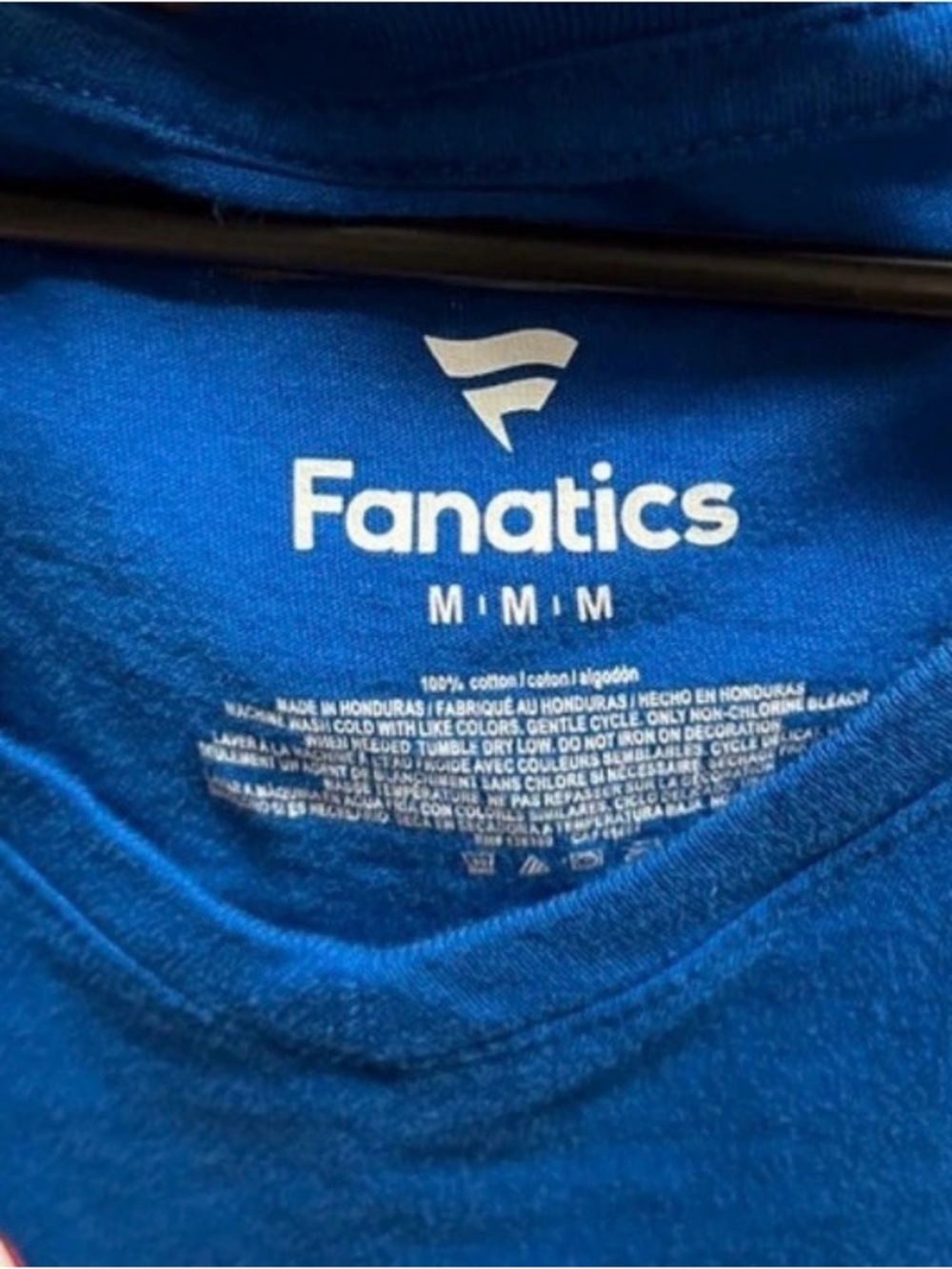 Fanatics Atlanta Braves Womens Medium Blue V-Neck Tee Cooperstown Collection - Picture 2 of 2